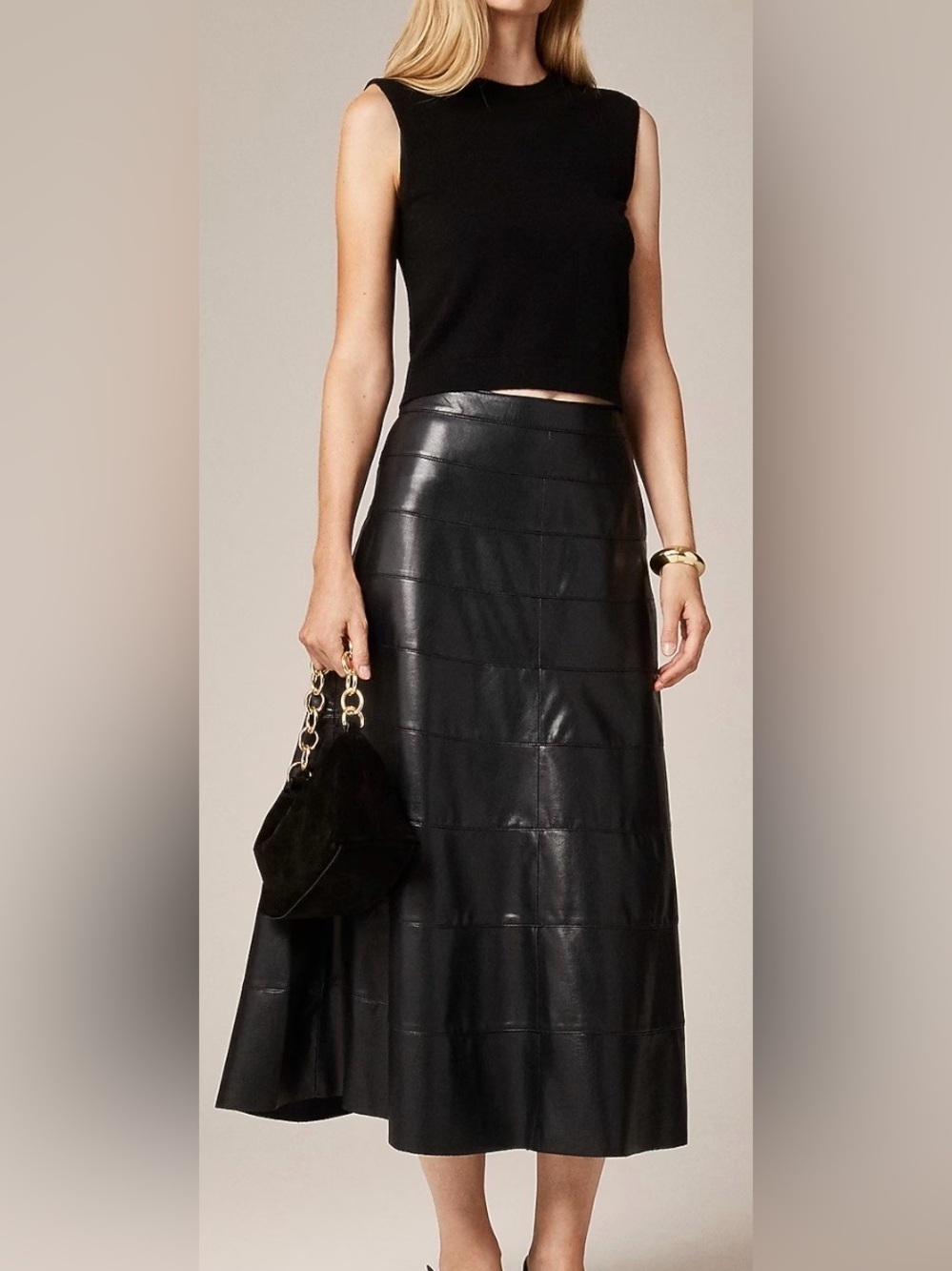 NWT! Jcrew leather skirt. Size Petite 2. New With TAGS!